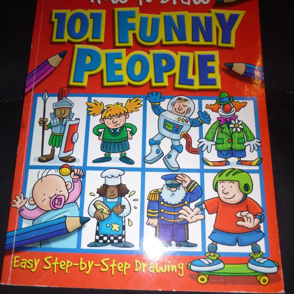 How to Draw 101 Funny People Kids Activity Book